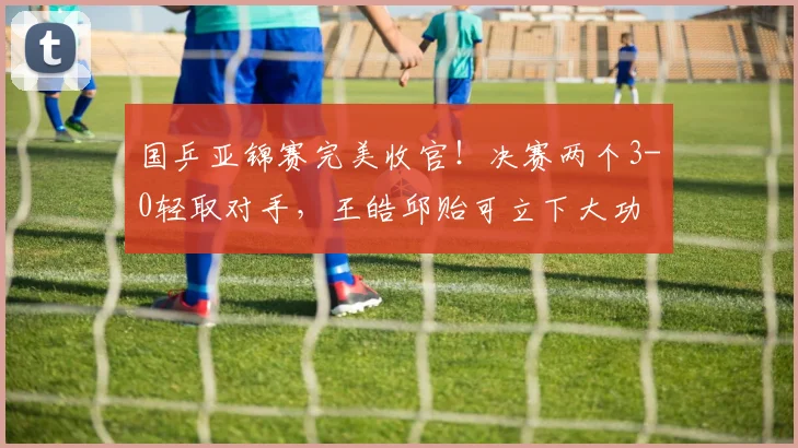 国乒亚锦赛完美收官！决赛两个3-0轻取对手，王皓邱贻可立下大功